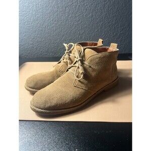 Lucky Brand Womens Eberline Ankle Chukka Boots Size 8 Brown Suede Lace Up Casual